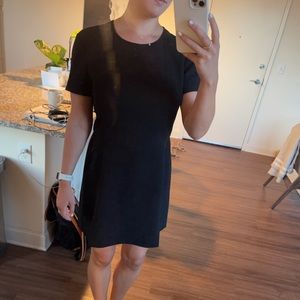 French connection black shift dress